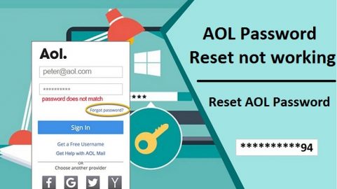 AOL Password Reset not working | Reset AOL Password