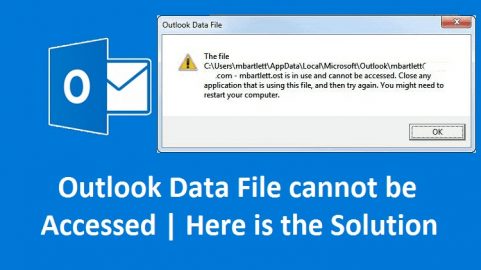 Outlook Data File Cannot Be Accessed | Here is the Solution