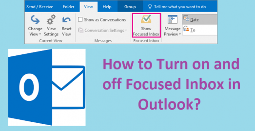 How to Turn on and off Focused Inbox in Outlook?