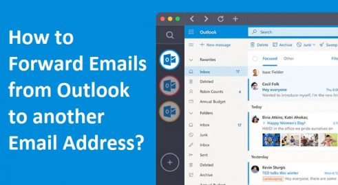 How to Forward Emails From Outlook To Another Email