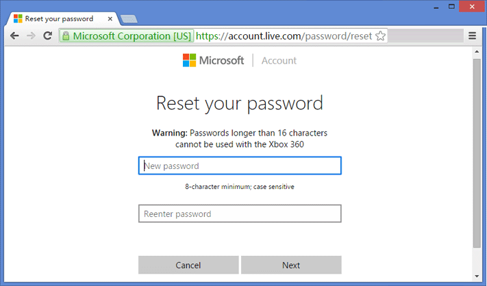Reset-Microsoft-Account-Password