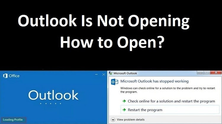 outlook not loading profile