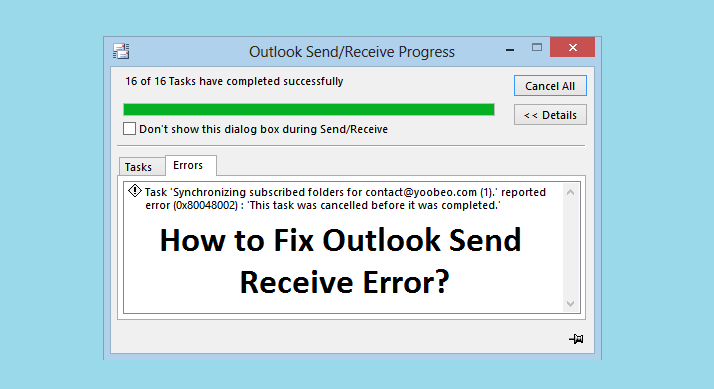 Outlook-Send-Receive-Error