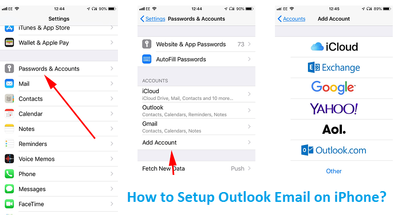 How To Setup Outlook Email On Iphone Limksys Com