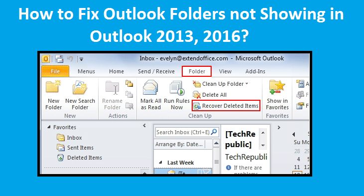 why is my outlook sent folder not syncing