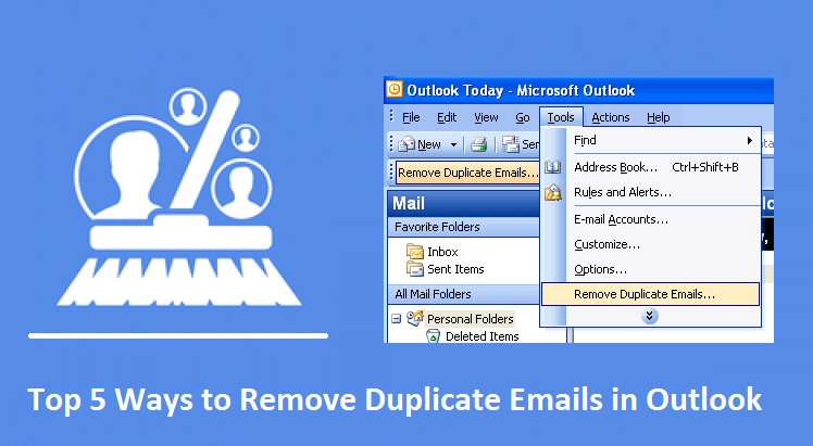 outlook 365 remove duplicate contacts