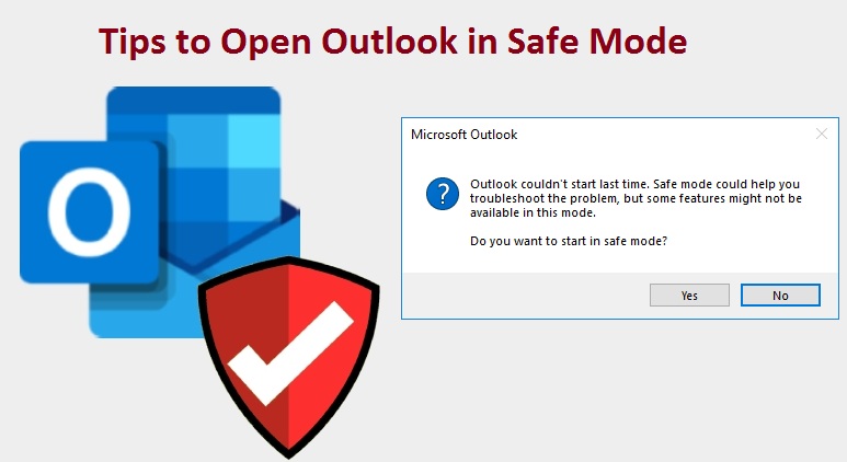 outlook opens in safe mode only