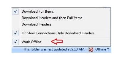 outlook-offline