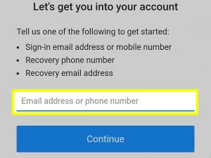 Recover Hacked Yahoo Account on Mobile - step 4 