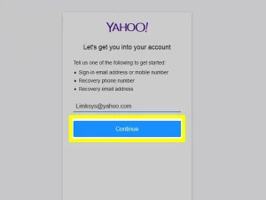 Recover Hacked Yahoo Account on Desktop - step 5