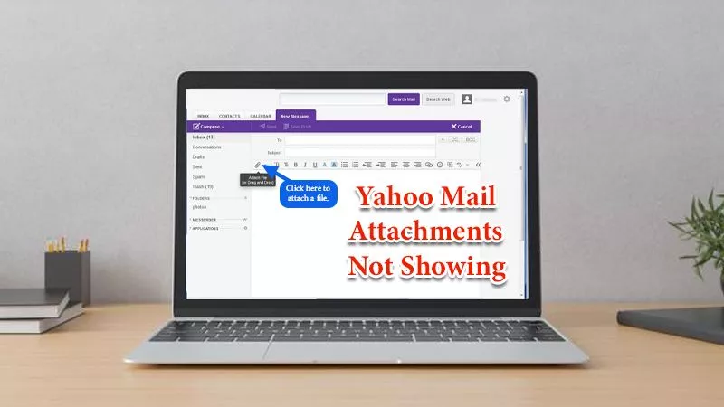 yahoo mail attachments not showing